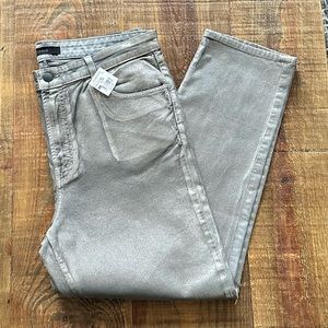 NWT J.Brand high-rise metallic jeans!